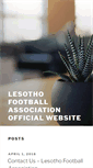 Mobile Screenshot of lesothofootball.com